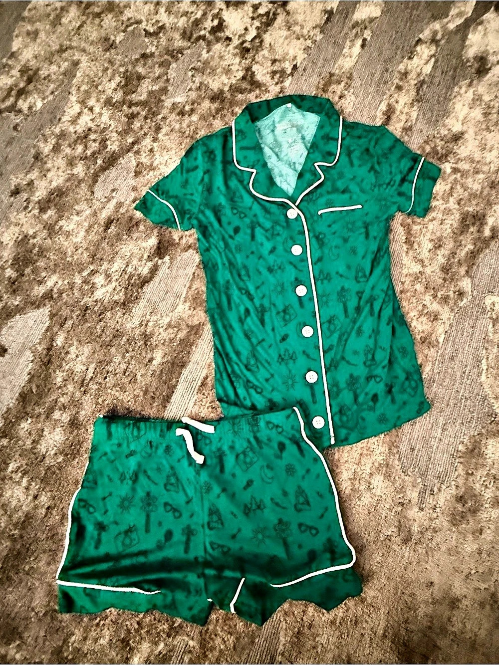 KATIEJ NYC TWEEN LYNN CAMP LOUNGE SHORTS SET